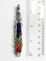 7 Crystal Chakra Pendant Sterling Silver