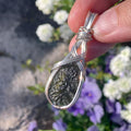 Large 5gm Moldavite Pendant Sterling Silver