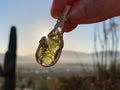 Large 5gm Moldavite Pendant Sterling Silver