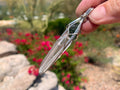 1.8gm Moldavite with Lemurian Quartz Pendant Sterling Silver