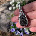 Large 5gm Moldavite Pendant Sterling Silver