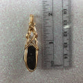 Rare Saffordite Cintamani Crystal with Herkimer Diamond Pendant g99