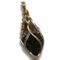 Moldavite with Super Seven Crystal Pendant m7g