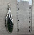 Moldavite Crystal with Rare Saffordite  Pendant  Healing Stones