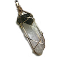 Moldavite with Lemurian Quartz Crystal mlq1