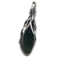 Moldavite Crystal with Rare Saffordite  Pendant  Healing Stones