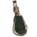 Large 5gm Moldavite Pendant 14K Gold Fill