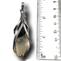 Moldavite and Libyan Desert Glass Crystal Pendant