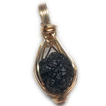 Large Moon Shaped Moldavite Pendant Crystal - Moon Orb