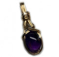 Amethyst Necklace Pendant 14K Gold Filled