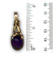 Amethyst Necklace Pendant 14K Gold Filled