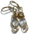 Rainbow Moonstone Earrings