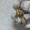 Rainbow Moonstone Earrings