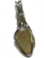 Libyan Desert Glass Pendant in Sterling Silver