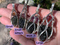 Moldavite with Super Seven Crystal Pendant m7s