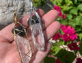 Moldavite with Lemurian Quartz Crystal mlq1